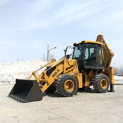 WZ30-25 Backhoe Excavator Loader With Front Bucket High Performance